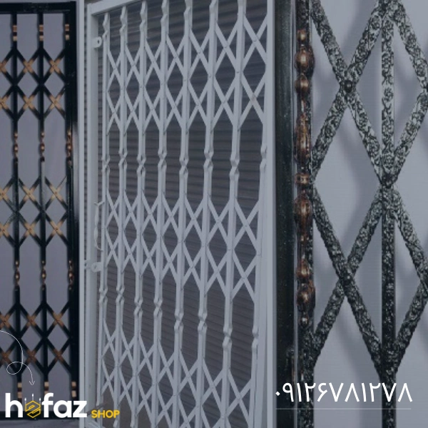 اجزای اصلی تشکیل‌دهنده درب آکاردئونی